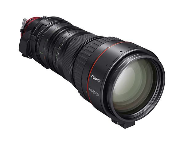 キヤノン、焦点距離50-1000mmの光学20倍ズームEFシネマレンズ新