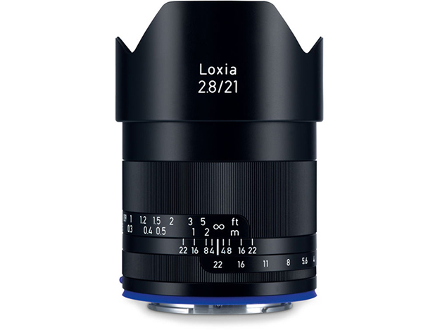 カールツァイスのLoxia超広角レンズ21mm f/2.8。ソニーのフルフレーム