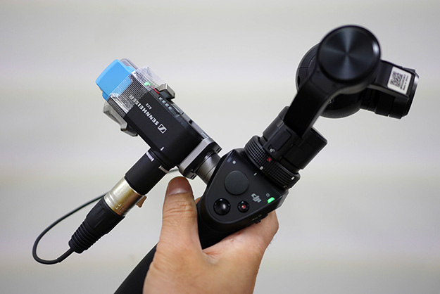 ライブ配信手帖]Vol.18 ジンバル一体型4KカメラOsmoに外部マイクはどう