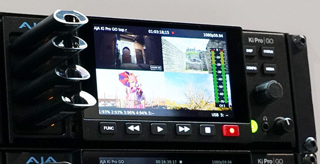 NAB2019]AJA、マルチチャンネルH.264レコーダー/プレイヤー「Ki Pro GO