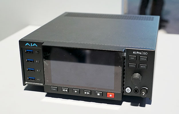 NAB2019]AJA、マルチチャンネルH.264レコーダー/プレイヤー「Ki Pro GO