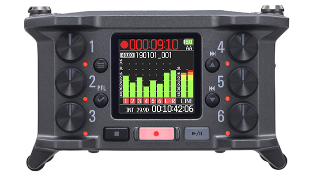 Zoom、32ビットでの録音や6ch入力に対応したマルチトラックフィールド