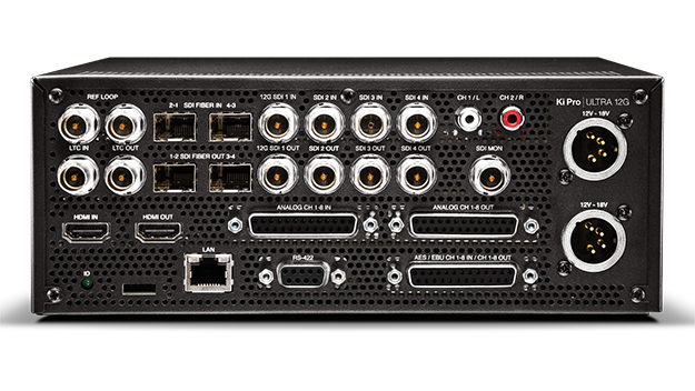 AJA、12G-SDI接続のマルチチャンネルHDレコーダー兼4K/UltraHD/2K/HD