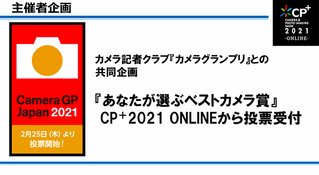 P+2021 ONLINE説明画面
