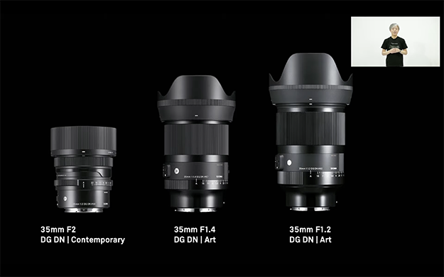 シグマ、オンラインプレゼンテーションで「SIGMA 35mm F1.4 DG DN Art
