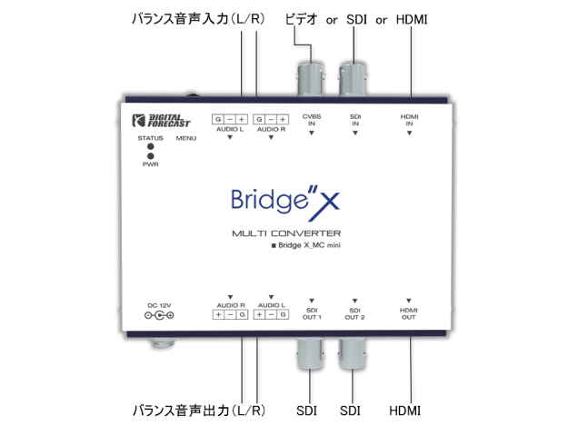 エーディテクノ、ズーム機能搭載アップ/ダウン/クロス対応マルチコンバーター「X_MC_mini」発売