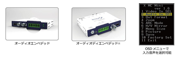 エーディテクノ、ズーム機能搭載アップ/ダウン/クロス対応マルチコンバーター「X_MC_mini」発売