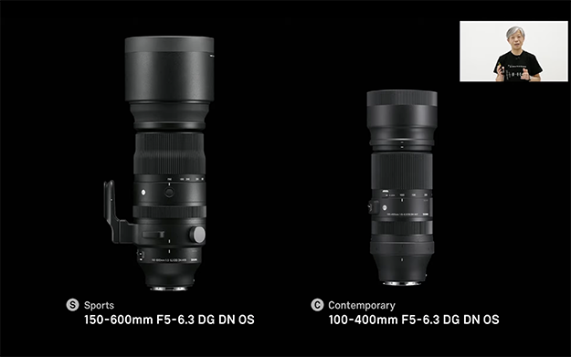 シグマ、オンラインプレゼンテーションで「SIGMA 150-600mm F5