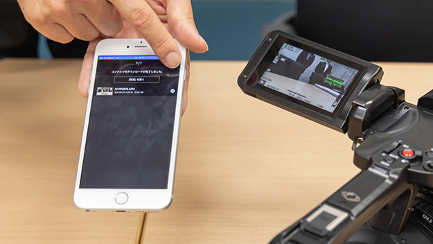 XF605インタビュー説明写真