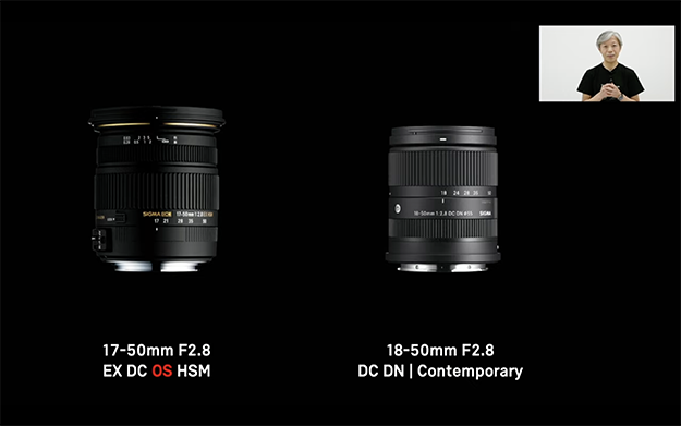 シグマプレゼンテーション18-50mmF2.8DCDN説明写真