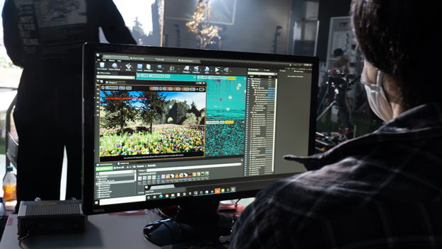 ブリッジリンク&VGIバーチャルプロダクション説明写真