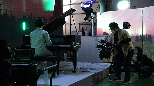 ブリッジリンク&VGIバーチャルプロダクション説明写真