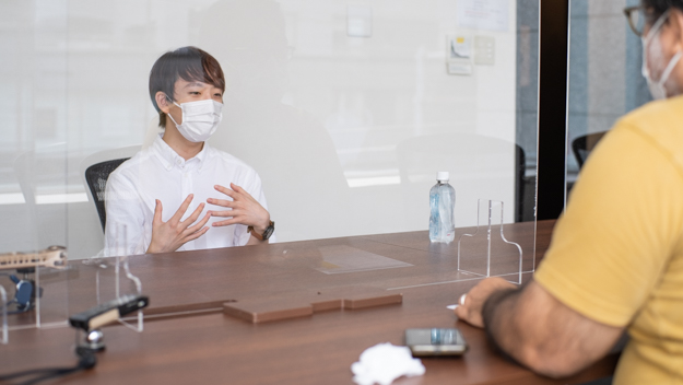 水野氏インタビュー説明写真