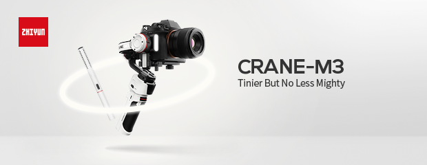 ZHIYUN、小型マルチジンバル「CRANE　M3」とスマホジンバル「SMOOTH 5」を国内発売開始。Inter BEEで2機種初披露