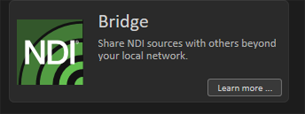 NDIBRIDGE説明画面