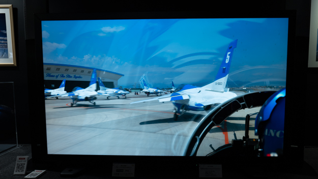 キヤノン、ブルーインパルス×Canon 8K映像空間説明写真