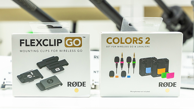 銀一：RODEの「Wireless GO II」説明写真