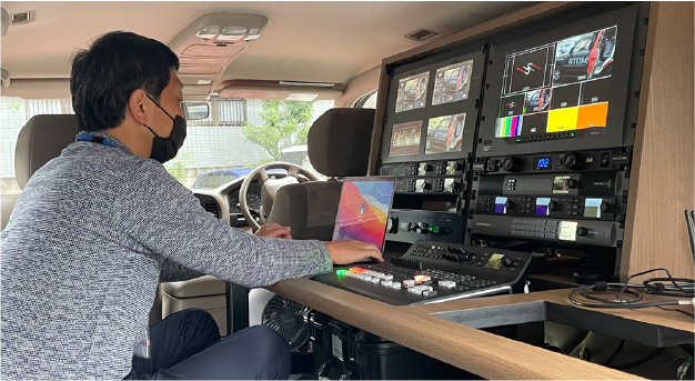 Blackmagic Design導入事例：アストロデザインの中継車・オフグリッドスタジオ ATOM’S」の場合