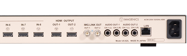 4K HDMI対応マトリックスセレクター「US-82IL」