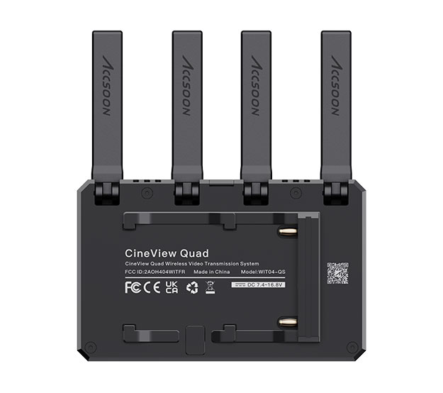 Accsoon、「CineView Quad」発表。コンパクトなSDI/HDMIデュアルバンド