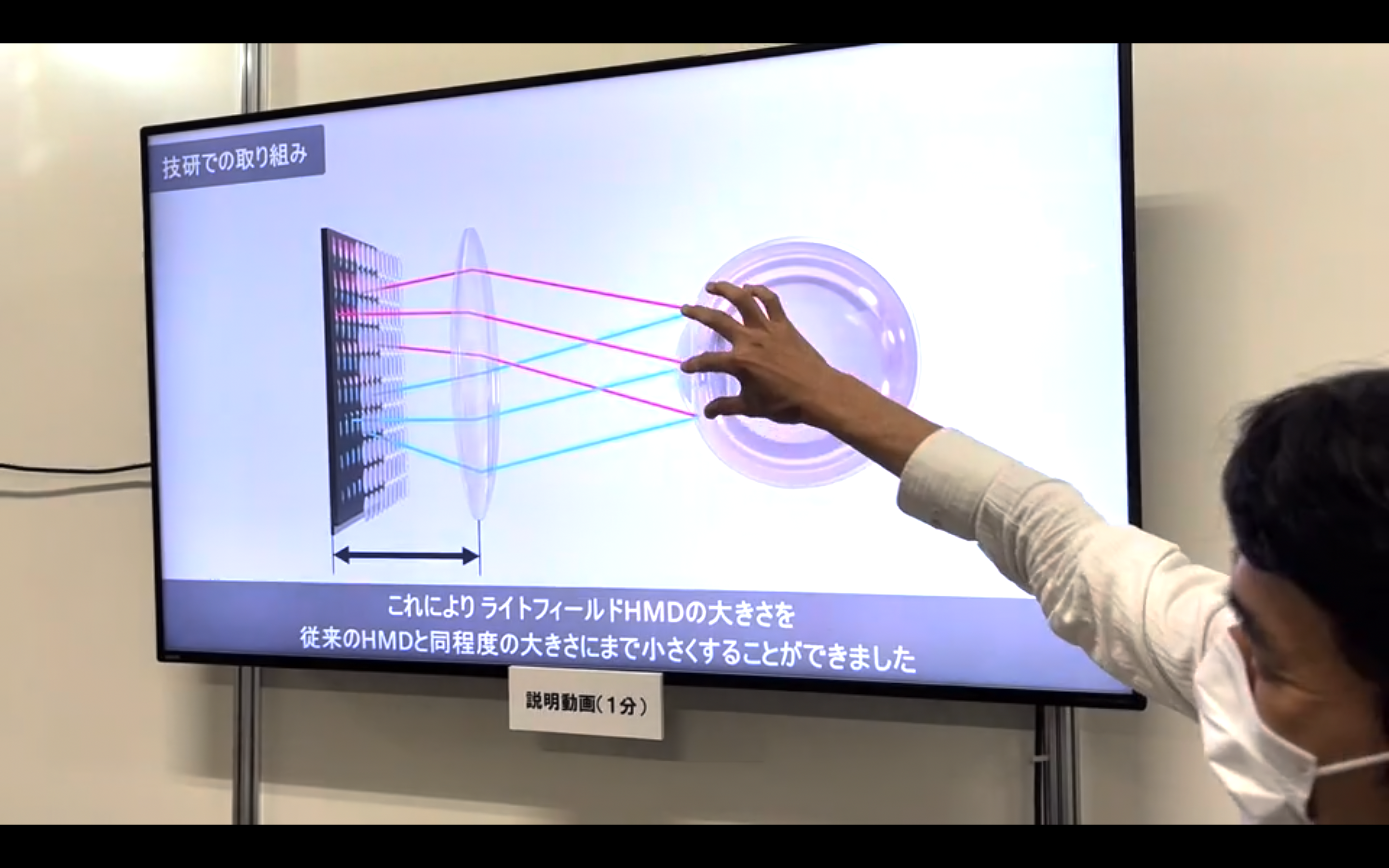NHK技研「メタスタジオ」説明写真