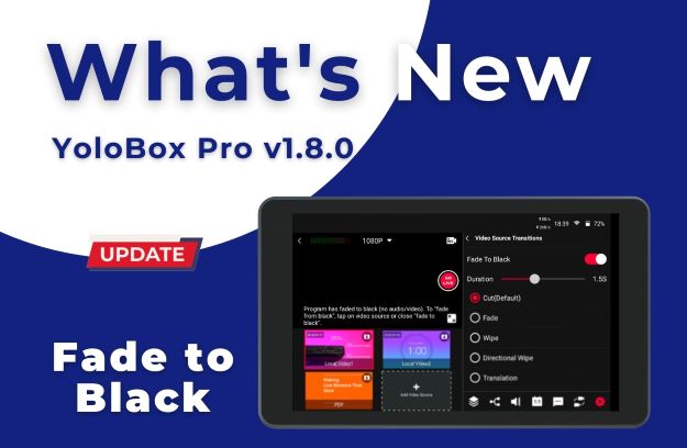 YoloLiv、「YoloBox Pro v1.8.0」発表。10を超えるビデオソース、外付けドライブとオーディオミキサー用のUSBC、オーバーレイの自動非表示を追加