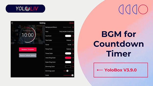 YoloLiv 、YoloBox v3.9.0リリース。YoloCastデスティネーション、カウントダウンタイマー用BGM、新しいソーシャルオーバーレイとグラフィックの自動非表示などを追加