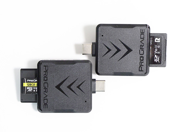 PROGRADE DIGITAL デュアルスロットカードリーダー プログレードデジタル、「SD/microSD UHS-II」ダブルスロットカード
