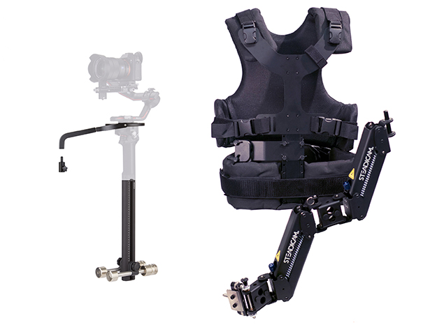 Tiffen、「Steadimate-RS」発売。ハンドヘルド電動ジンバルを身体装着