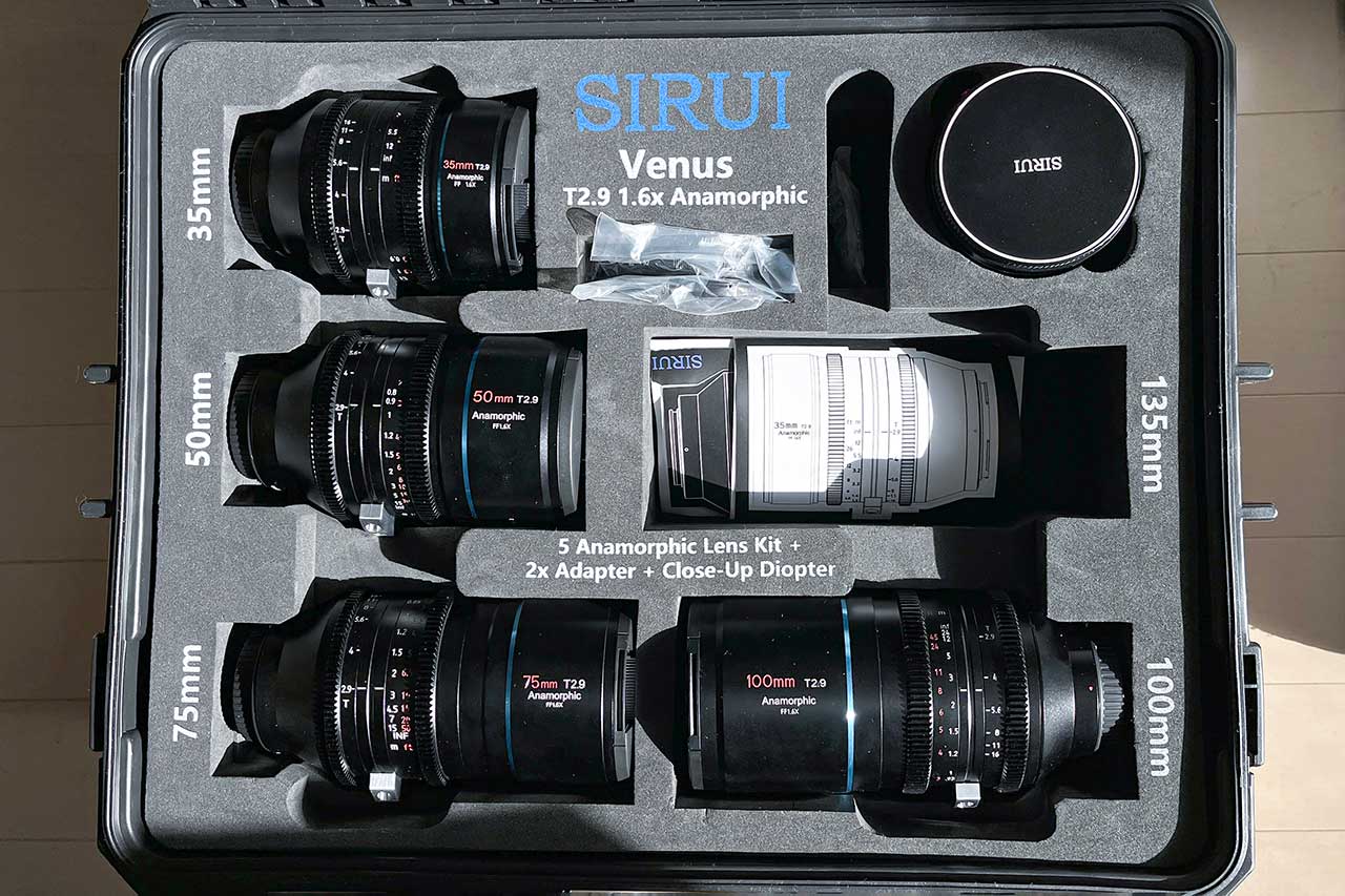 SIRUI 50MM T2.9 1.6X フルサイズアナモルフィックレンズ-