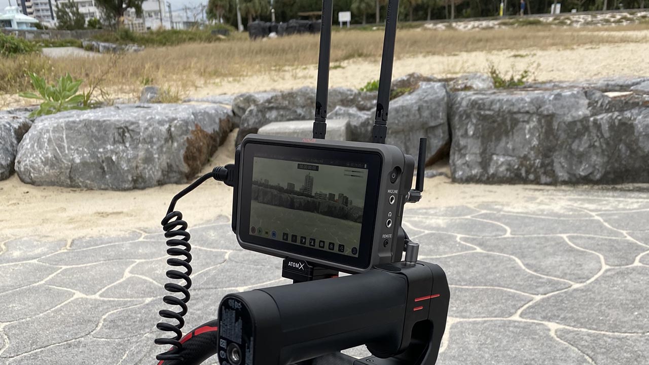 ATOMOS Mr. Ren Takeuchi interview explanation photo