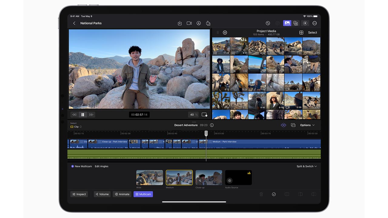 Apple、iPad対応「Final Cut Pro」と「Logic Pro」発表説明画像