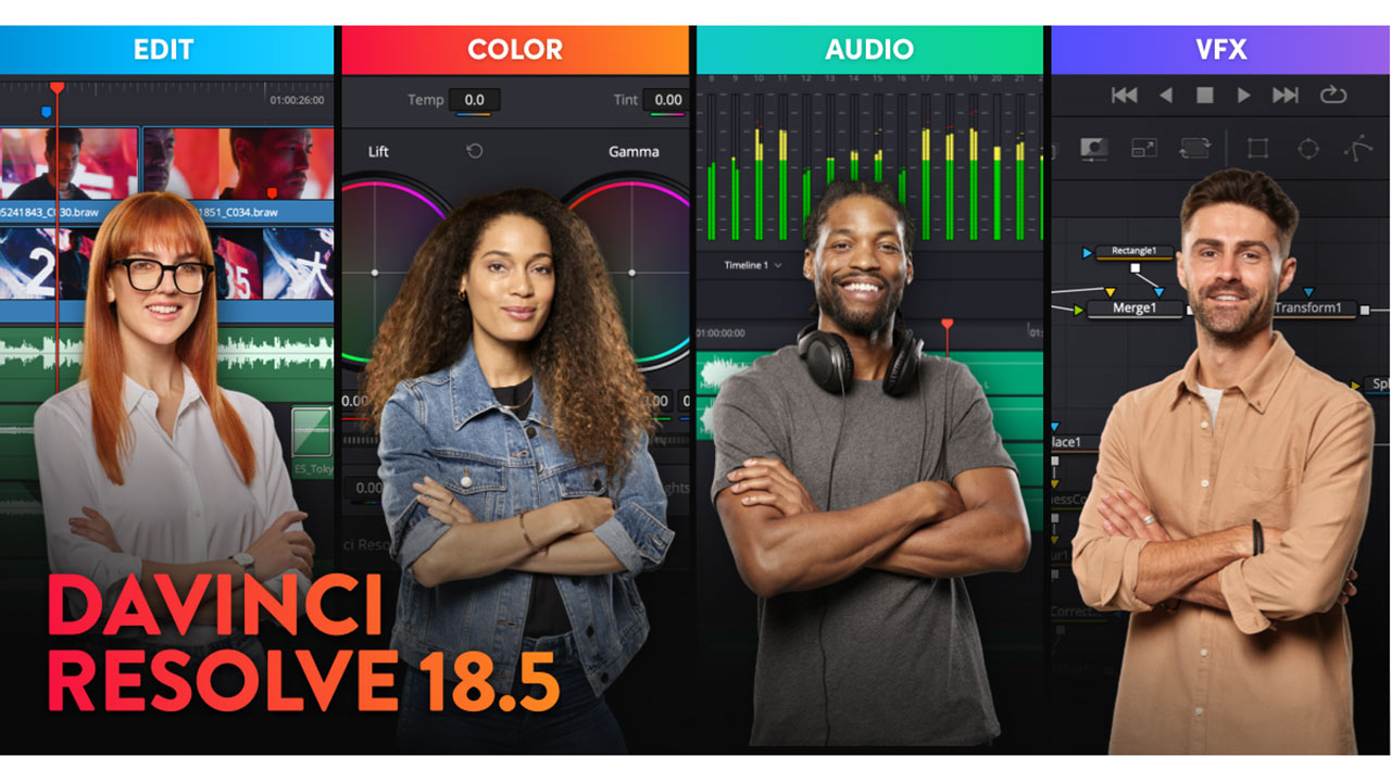 Blackmagic Design releases public beta 3 of DaVinci Resolve 18.5 Main image