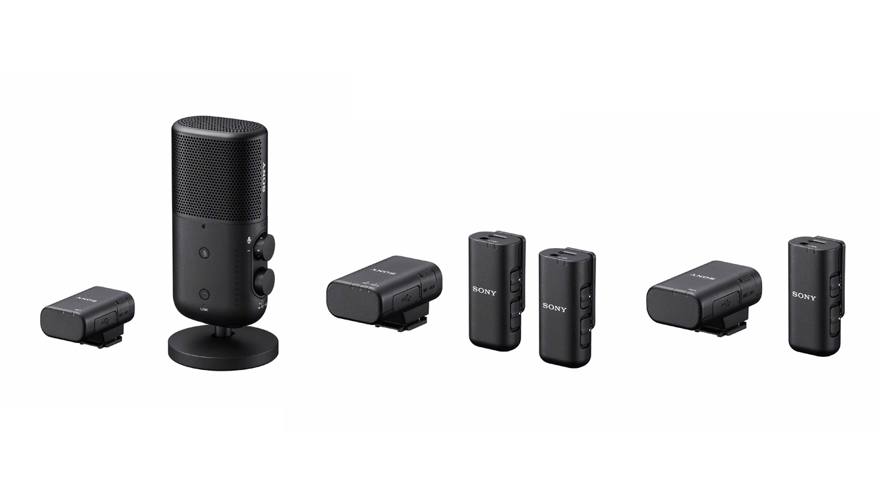 Sony ECM, wireless microphone new product main photo