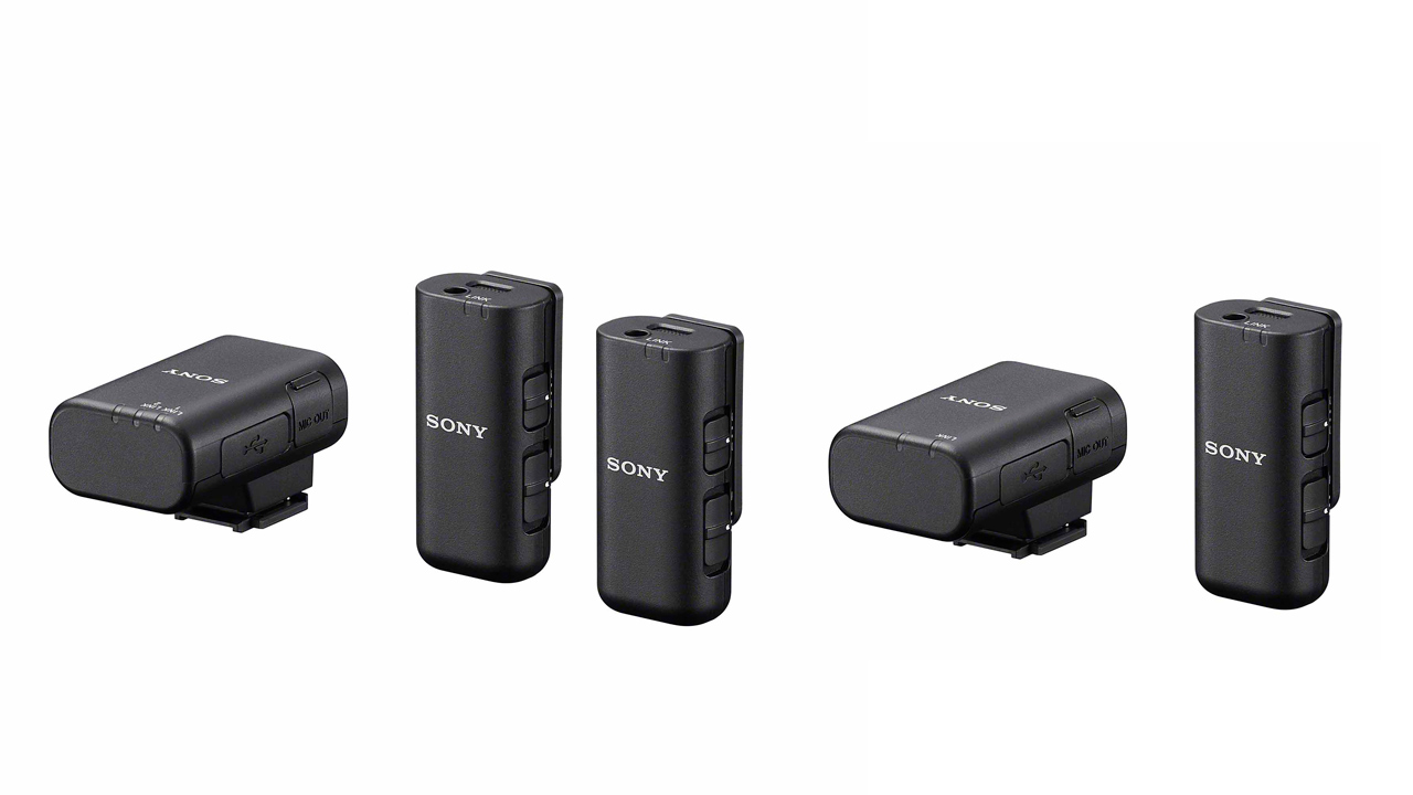 Sony, wireless microphone new product explanation photo