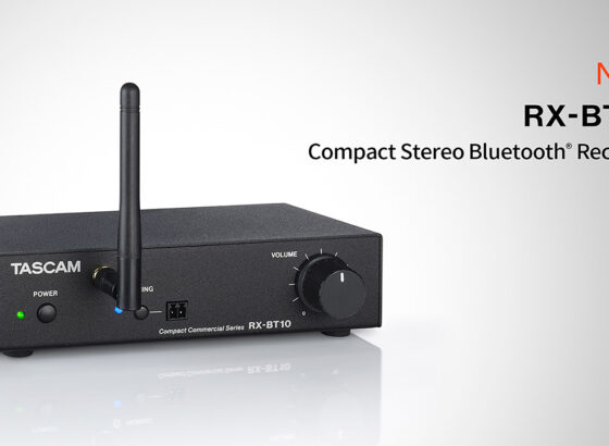 TASCAM、業務用ステレオBluetoothオーディオレシーバー「RX-BT10」。既存システムに簡単Bluetooth導入